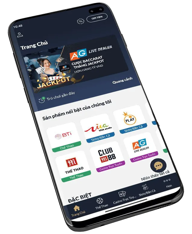 Giao diện thân thiện của fbbet app